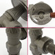 ABB-LEV-PW-FINISH - Abbey Throttle Radiator Valve & Lockshield - Light Pewter (Angled Manual) ABB-LEV-PW-FINISH - Abbey Throttle Radiator Valve & Lockshield - Light Pewter (Angled Manual)